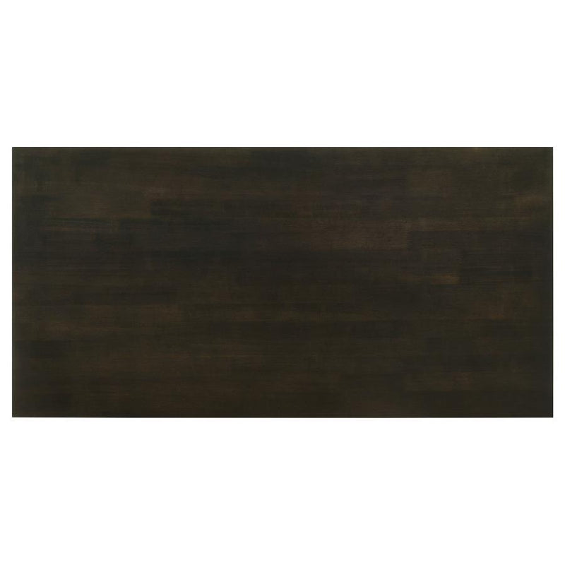 Rachelle - 3 Piece Rectangular Coffee Table Set - Deep Merlot