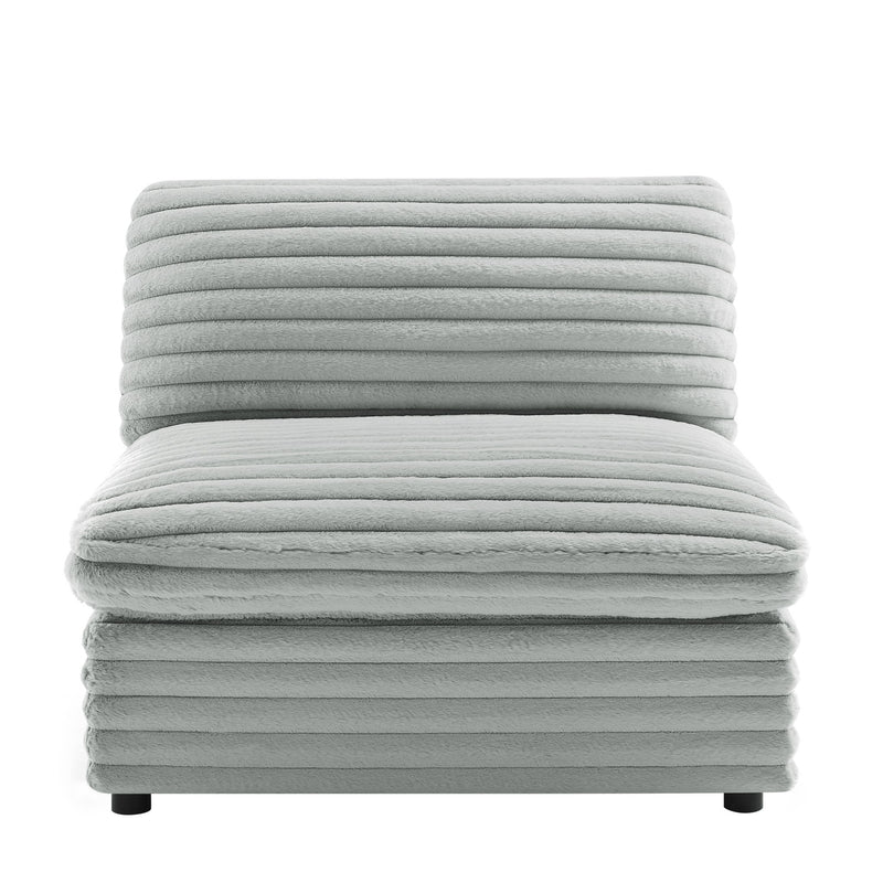 Jenny - Armless Slipper Chair - Gray