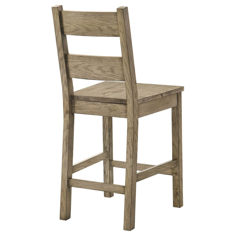 Cressley - Counter Chair (Set of 2) - Light Oak