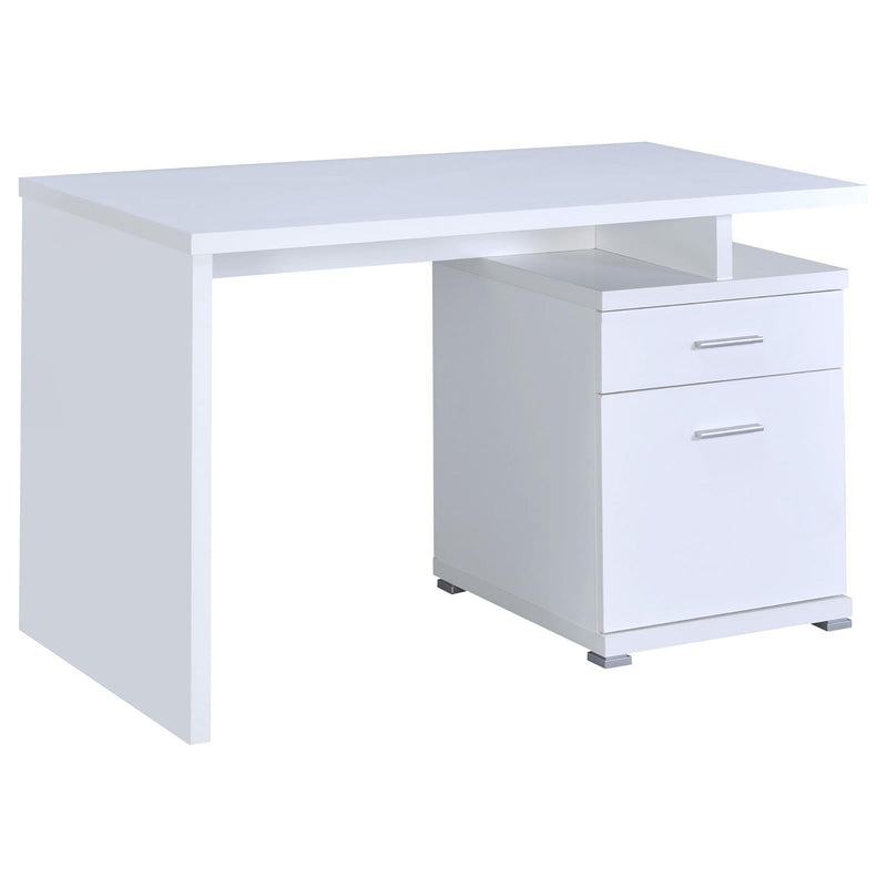 2 Drawer Reversible Office Desk With Modular Design