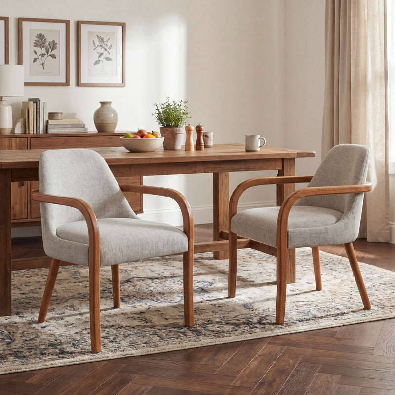 Dining Upholstered Armchairs (Set of 2)