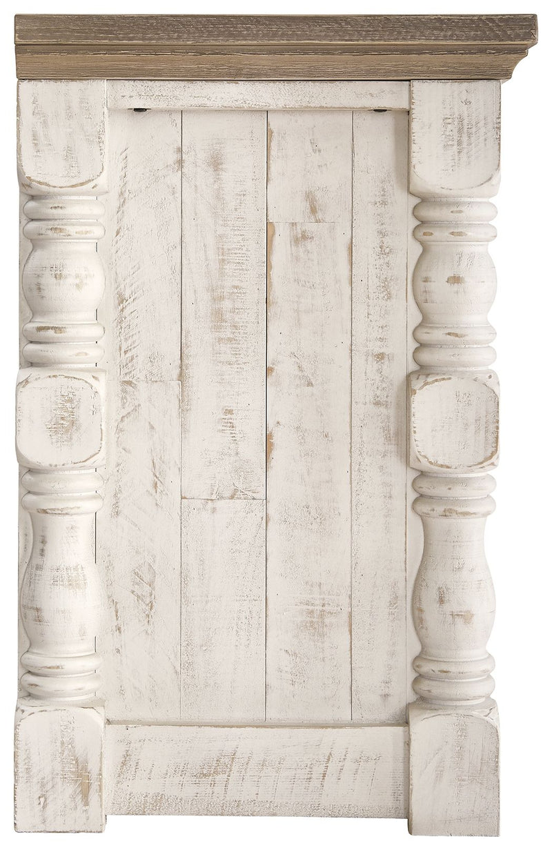 Havalance - Extra Large TV Stand - 2 Doors - Brown / Beige