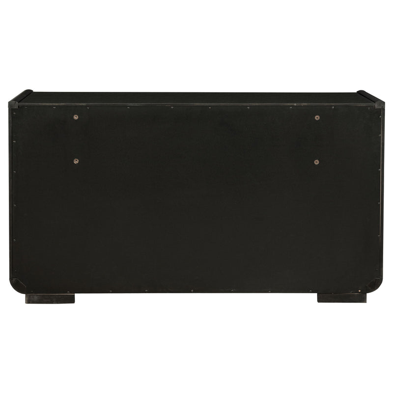 Bangor - 8 Drawer Bedroom Dresser Cabinet - Black
