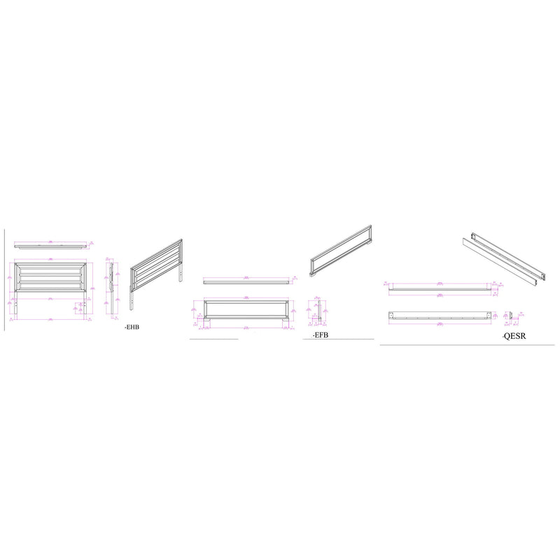 Soulmarie - Bed With LED Lighting And Padded Headboard