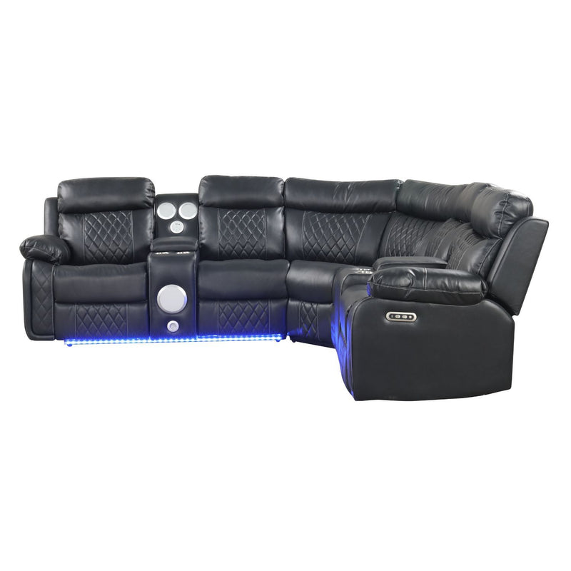 Lacrosse - Power Reclining Sectional Sofa