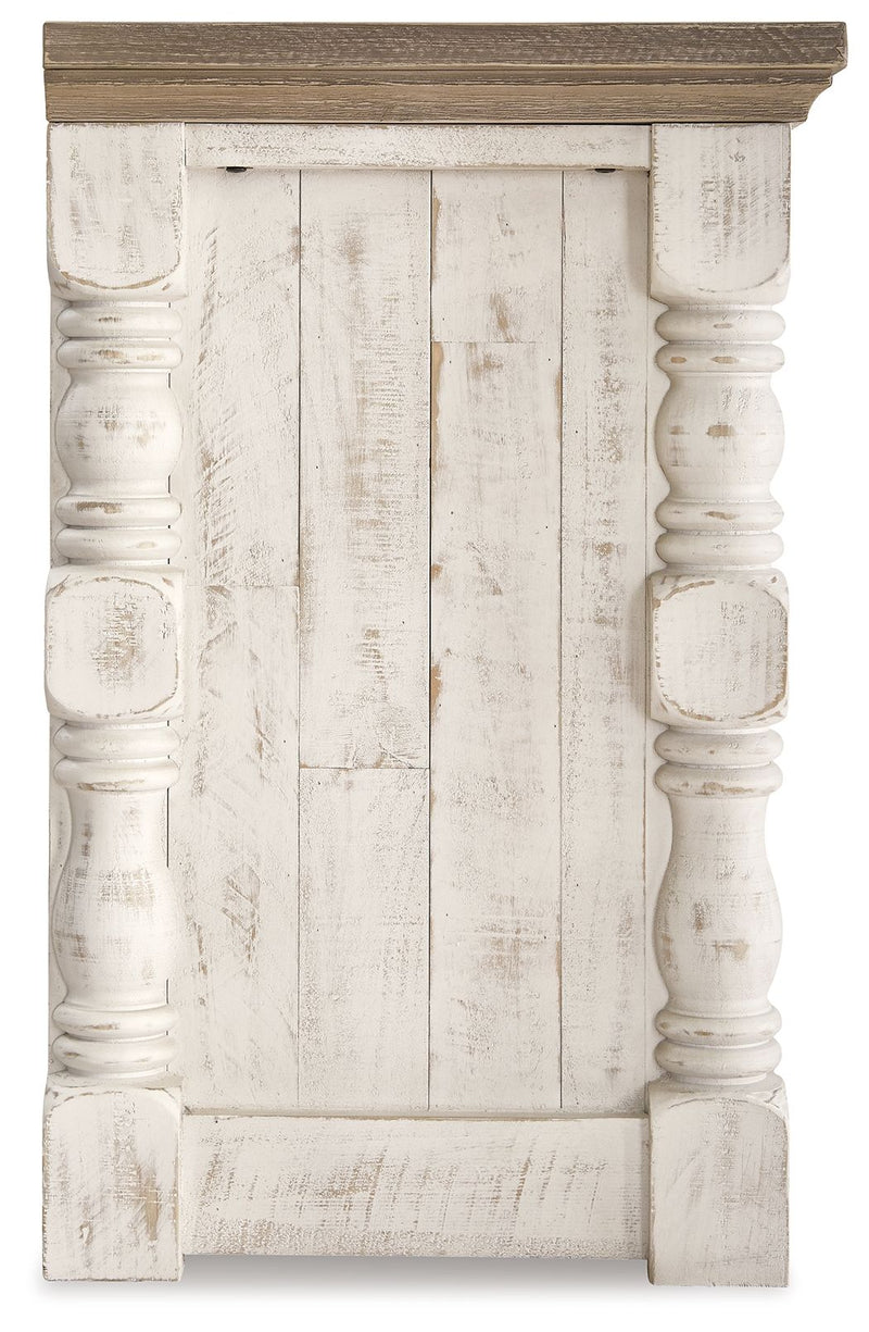 Havalance - Extra Large TV Stand - 2 Doors - Brown / Beige