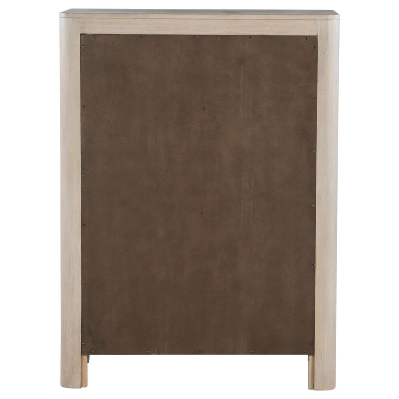 Solano 5-drawer Bedroom Chest of Drawers Weathered Mango