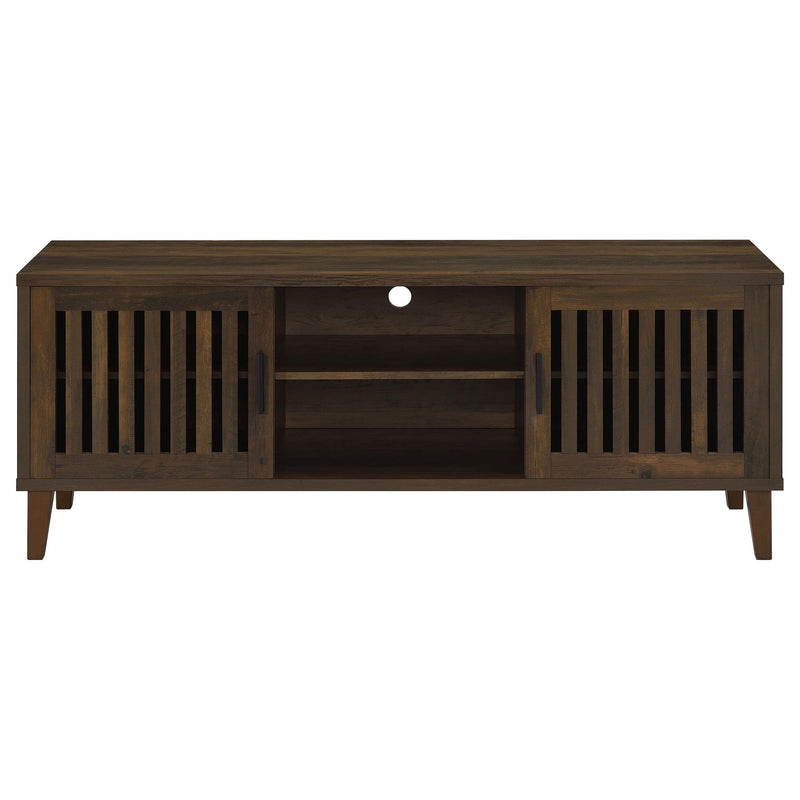Jenine - 2 Door 60" TV Stand - Brown
