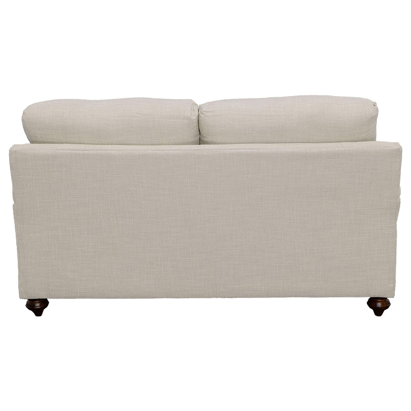 Glenn 2-piece Upholstered Sofa Set Light Grey and Blue