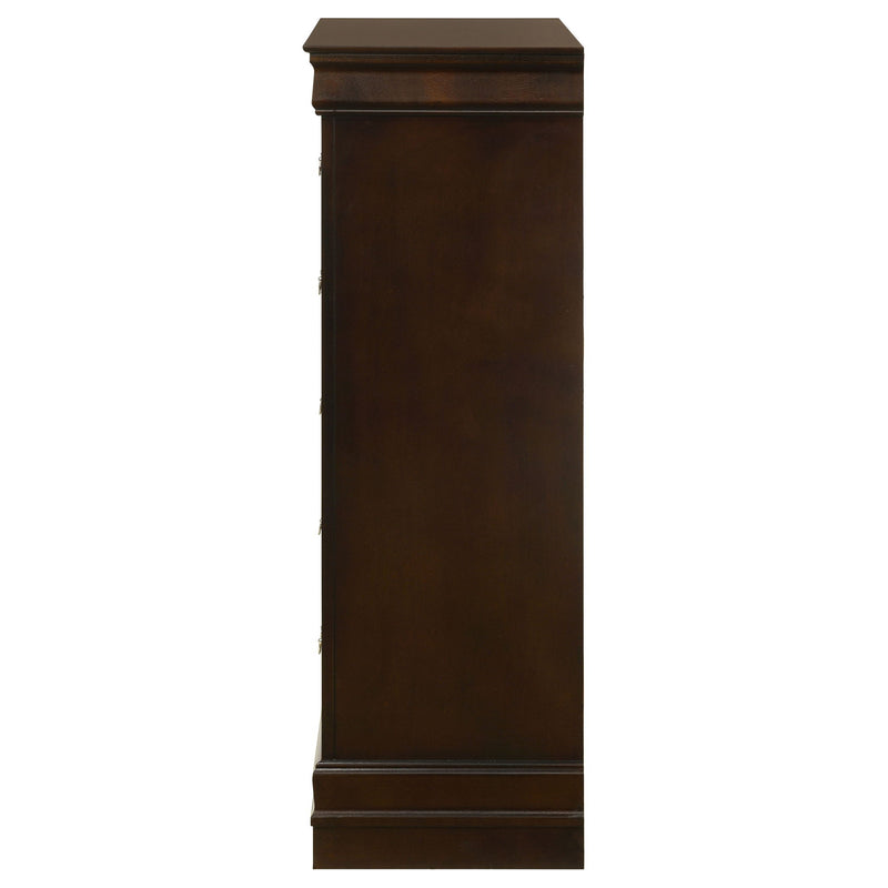 Janson - 5 Drawer Bedroom Chest - Cappuccino