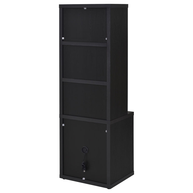 Geary - 3 Shelf Bookcase With USB Charging And Lockable Top Drawer