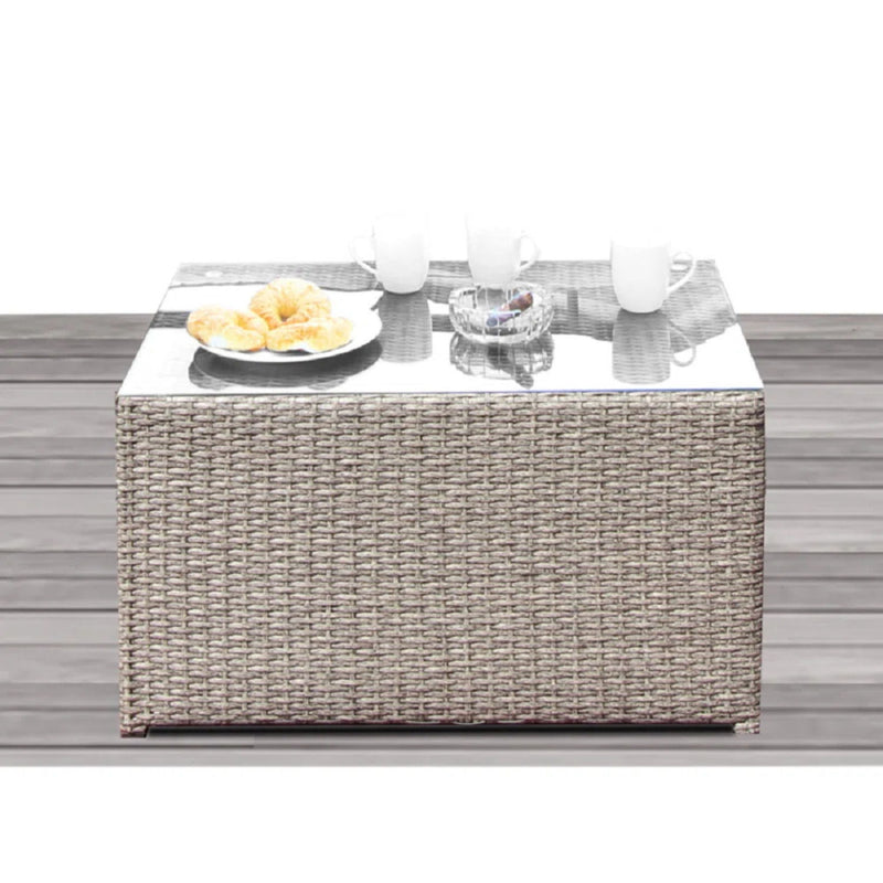 Outdoor Seating Group For 4 With Cushions, - Gray Mix
