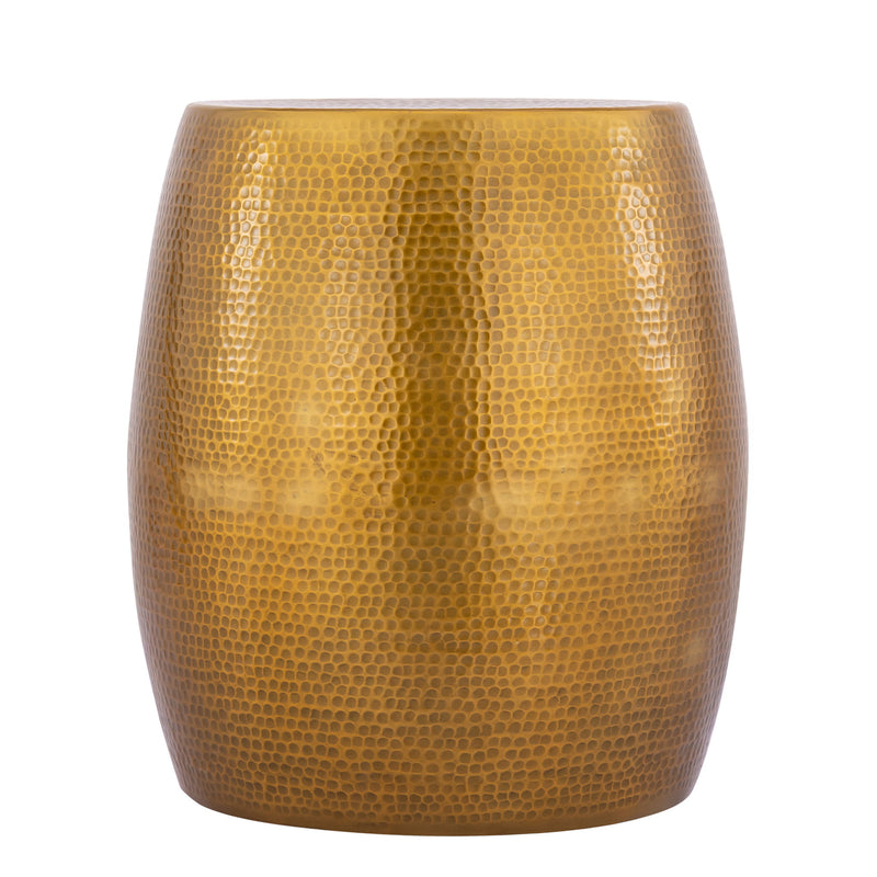 2 Piece Coffee And End Table Set, Oval Design - Gold