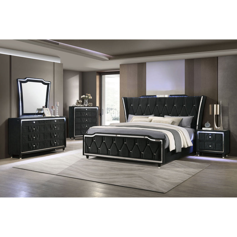 Mika - 8 Drawer LED Dresser