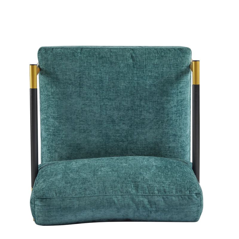 Modern Accent Chair With Cushions, Cozy Seating