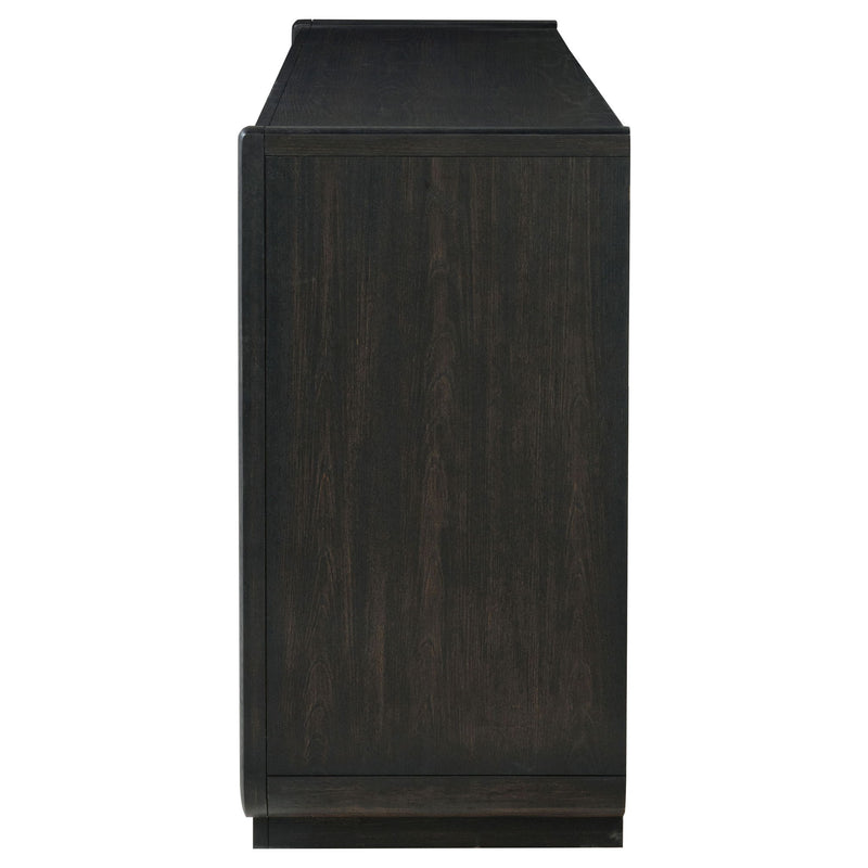 Bangor - 8 Drawer Bedroom Dresser Cabinet - Black
