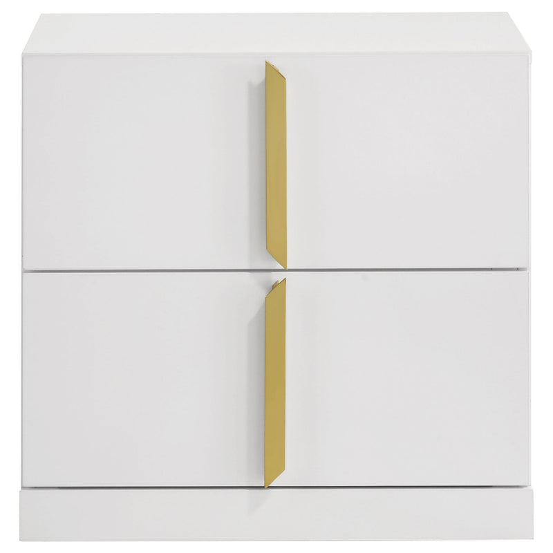 Lauryn - 2 Drawer Nightstand - Gloss White