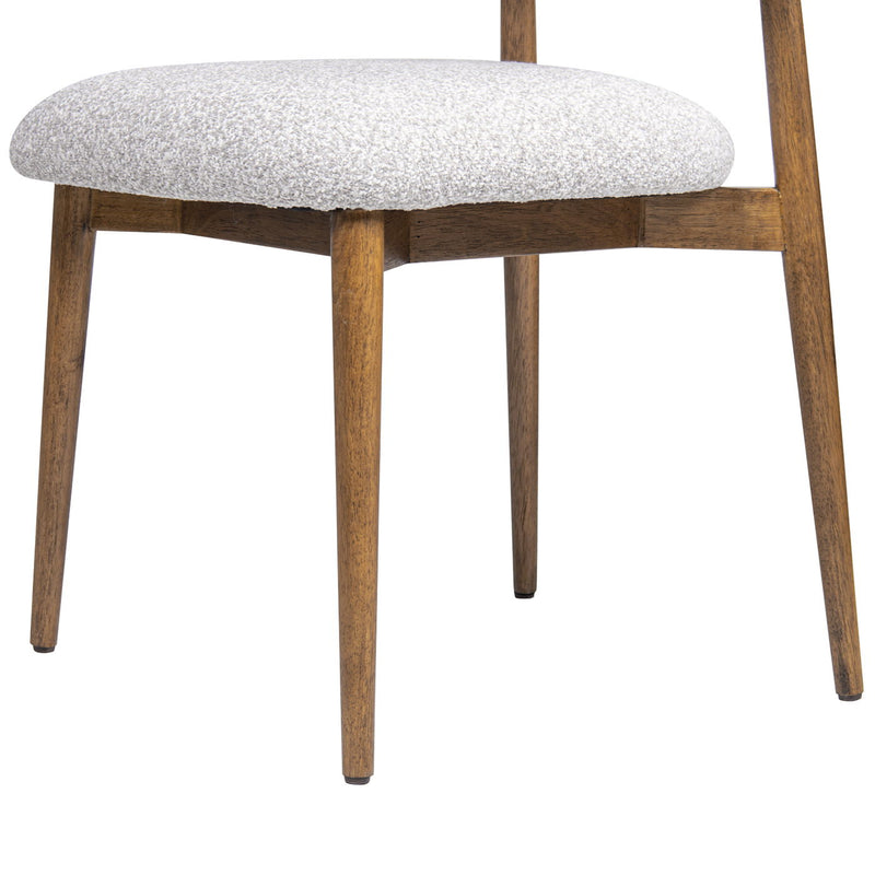 Locke - Modern Upholstered Dining Chair With Frame - Gray