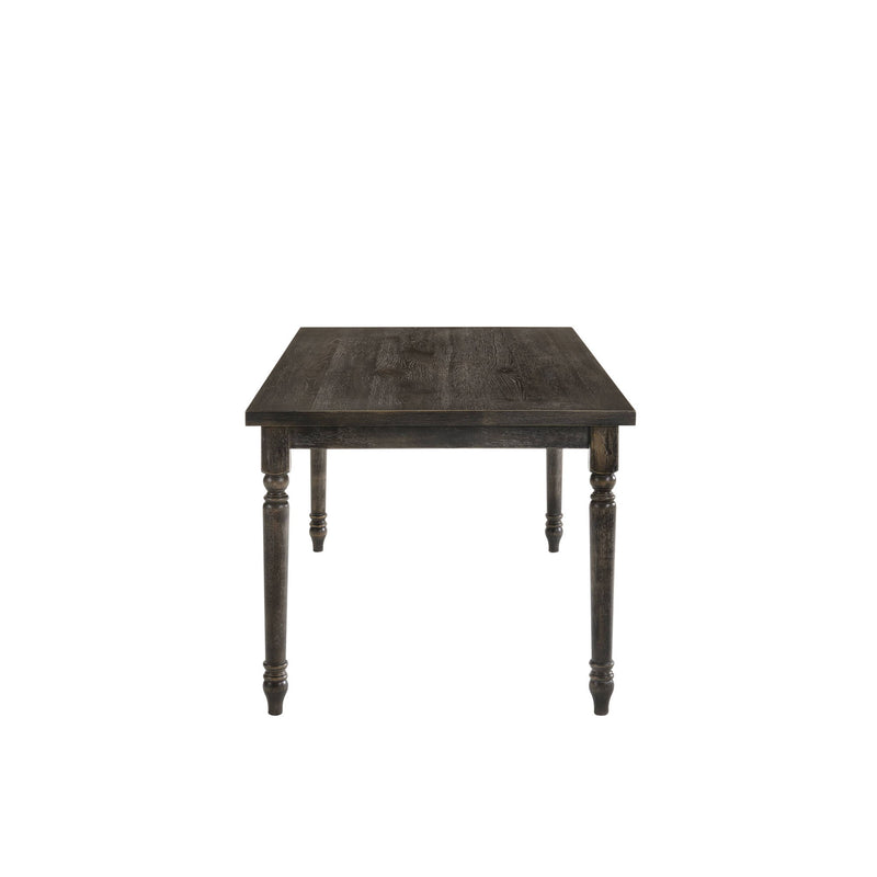 Claudia II - Weathered 7 Pieces Dining Room Set - Gray