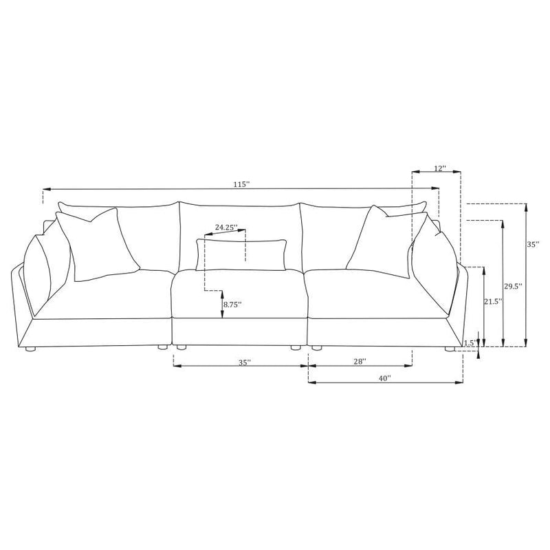 Sasha - Upholstered Modular Sectional