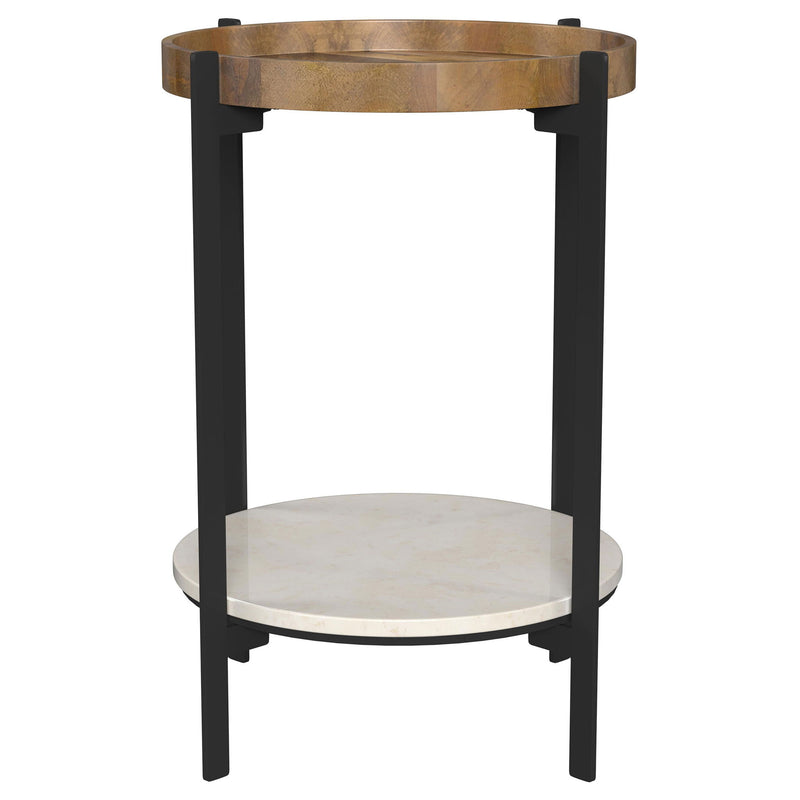 Cowper - Round End Table - Natural
