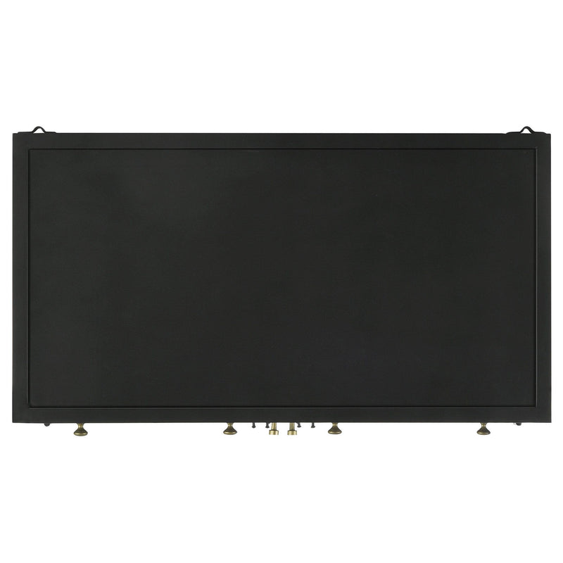 Sadler 2-drawer Metal Accent Storage Cabinet Matte Black