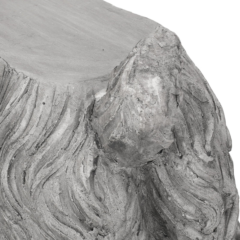 Cocker Spaniel Dog Statue - Gray