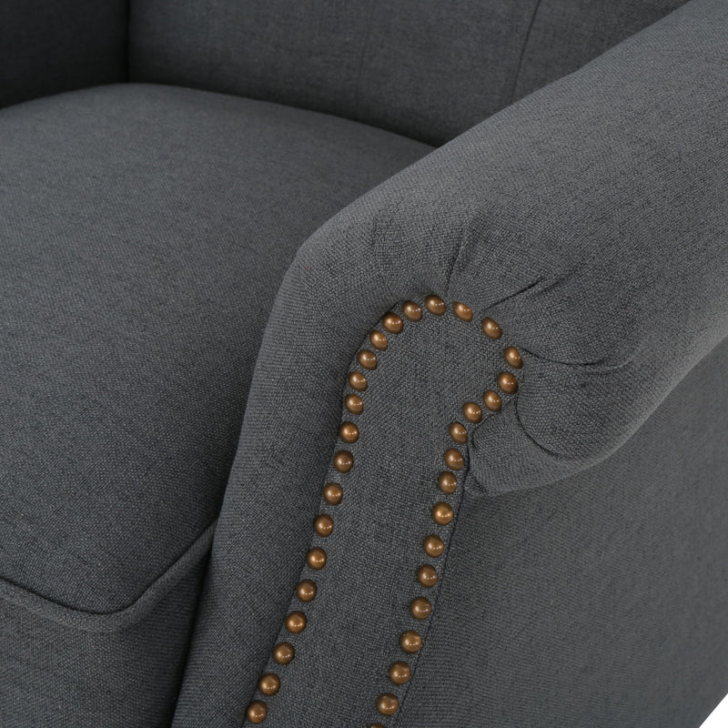 Modern Manual Push Back Recliner Chair