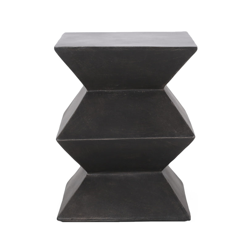 Outdoor Lightweight, Concrete Side Table - Copper