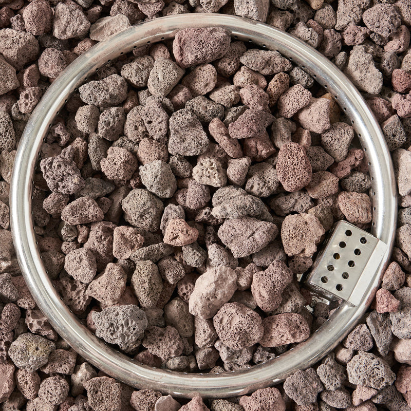 Round Iron Fire Pit With 40, 000 Btu