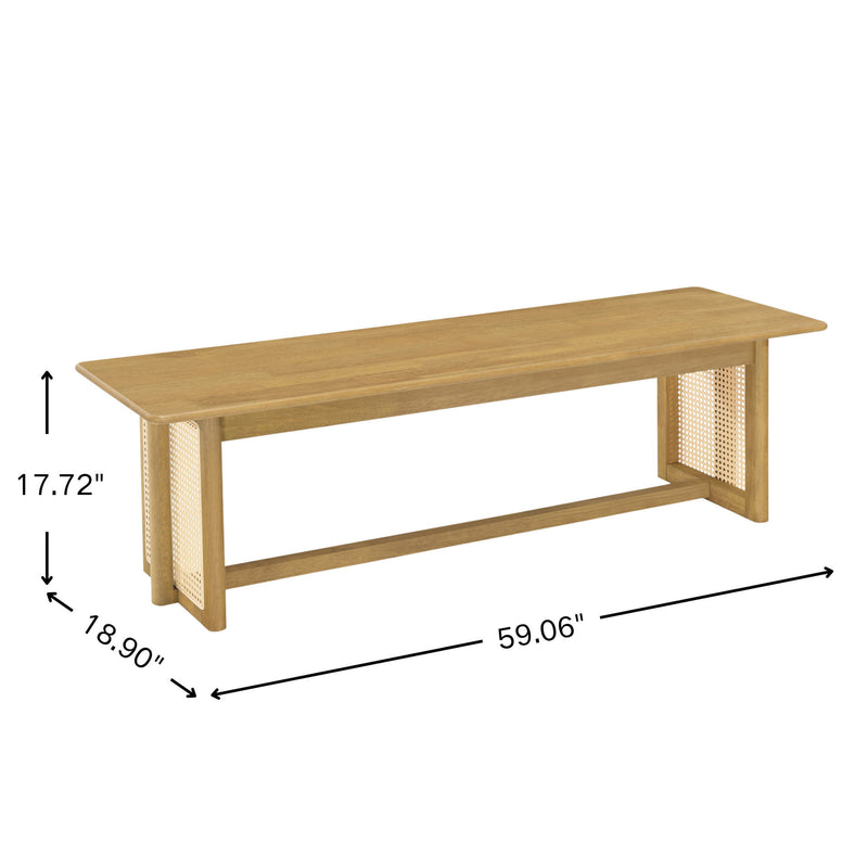 Dining Set, 1 Table & 2 Benches