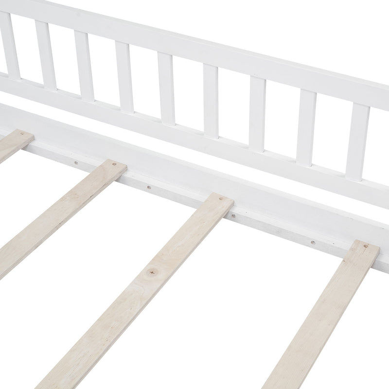 Bed House Bed Frame With Fence