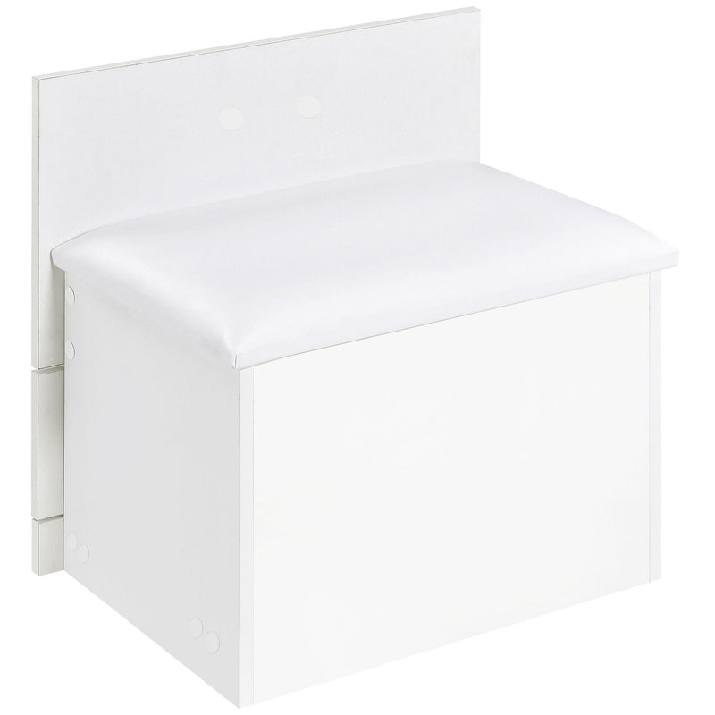 Danbury 3-drawer Makeup Vanity & Stool Set White High Gloss