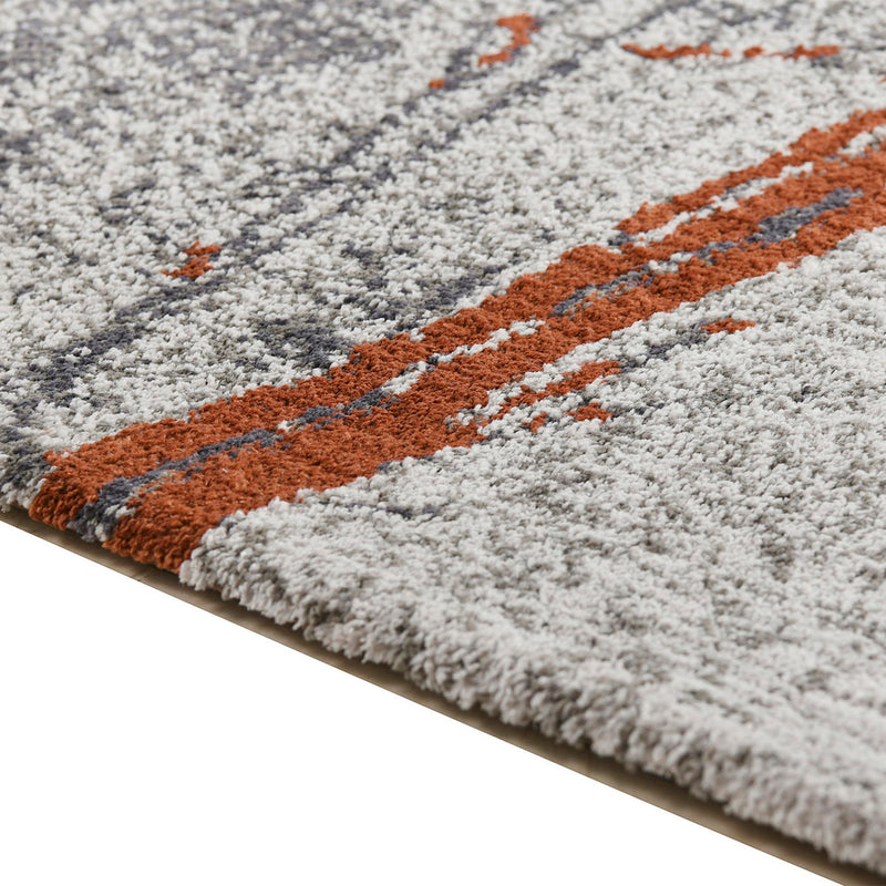 Quarry - 5' X 6.5' Abstract Area Rug - Gray
