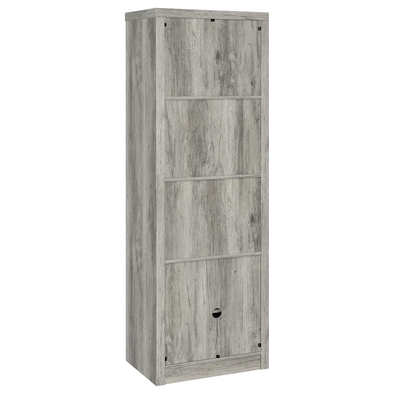 Conifer - 3 Shelf Media Tower - Gray