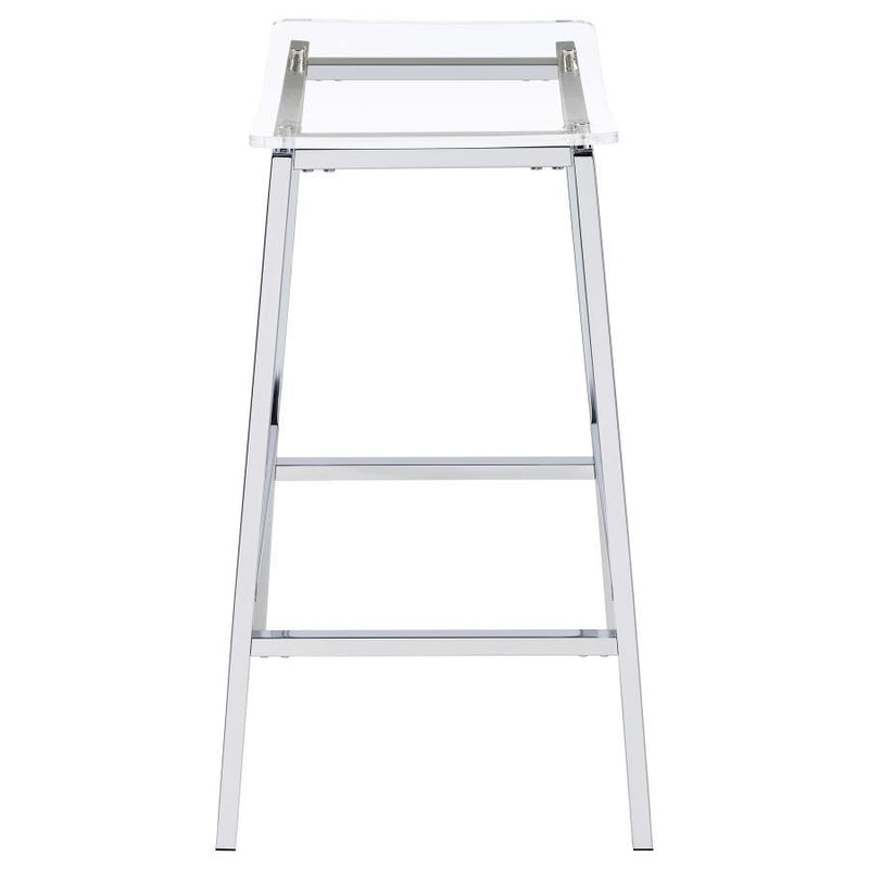 Jovani - Acrylic Backless Bar Stools (Set of 2)