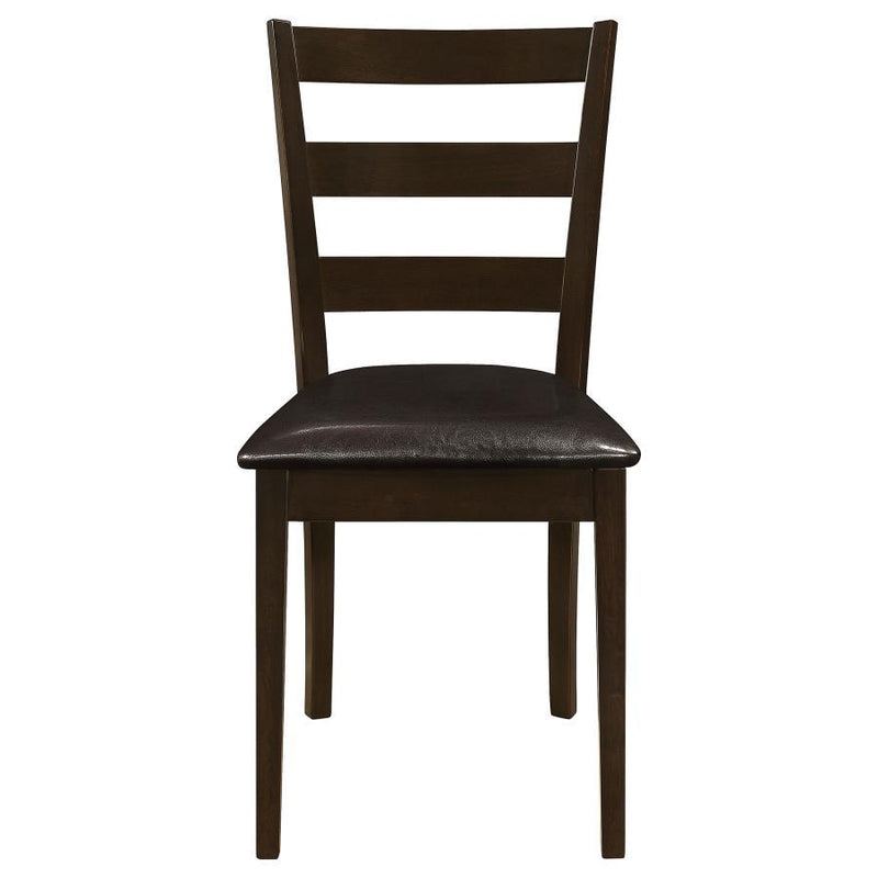 Guillen - 5 Piece Rectangular Dining Table Set - Cappuccino