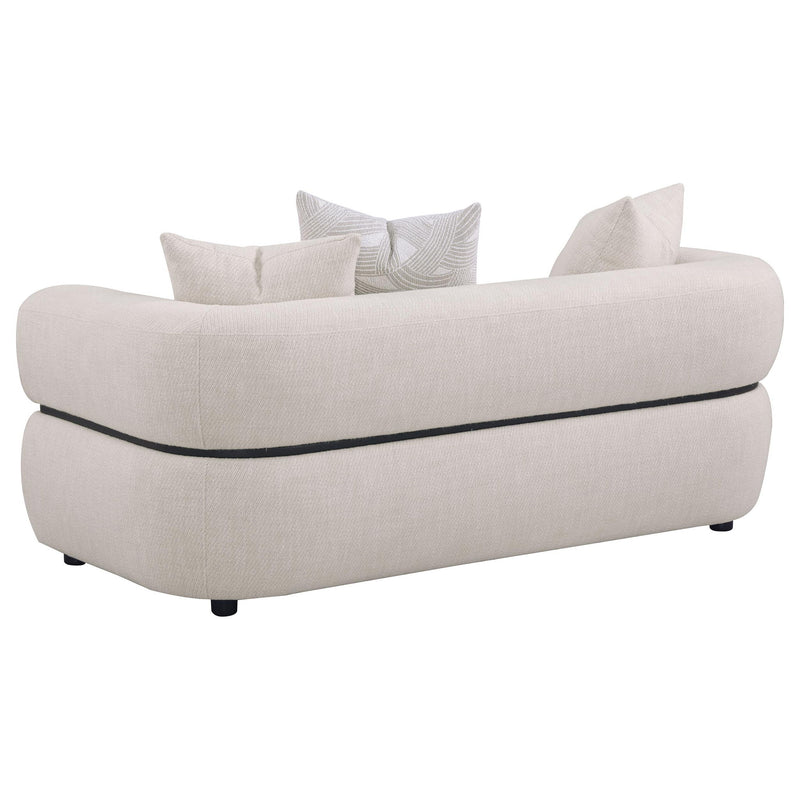 Ramsay - Round Arm Loveseat - Beige