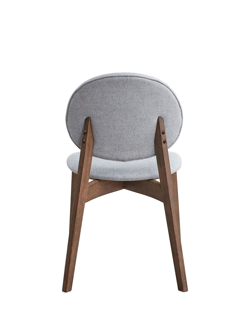 Hadasa - 5 Pieces Dining Room Set - Light Gray / Walnut