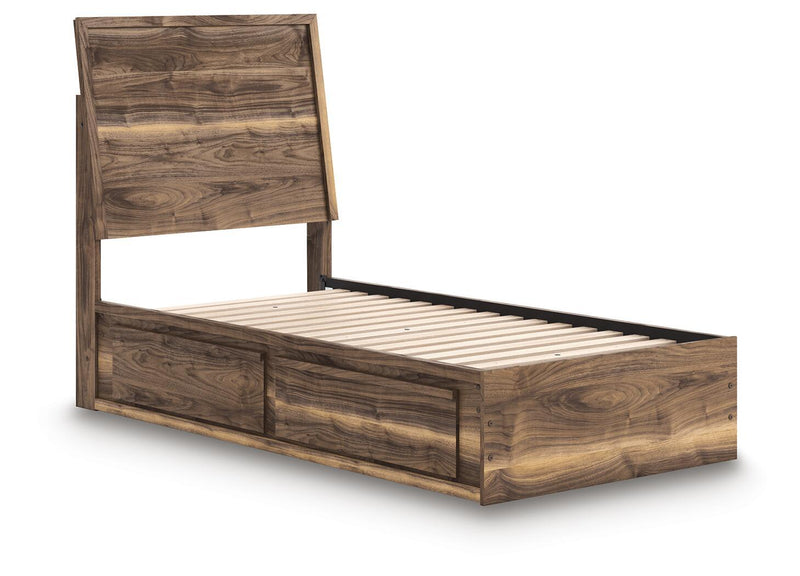 Chirason - Panel Bed With Storage