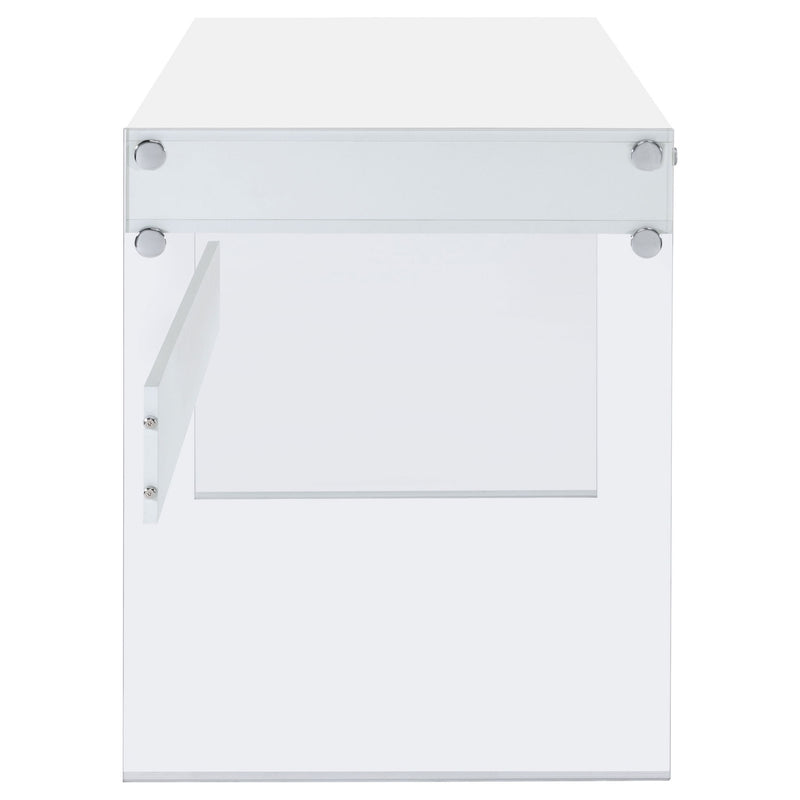 Barretta - 2 Drawer Writing Desk - Gloss White