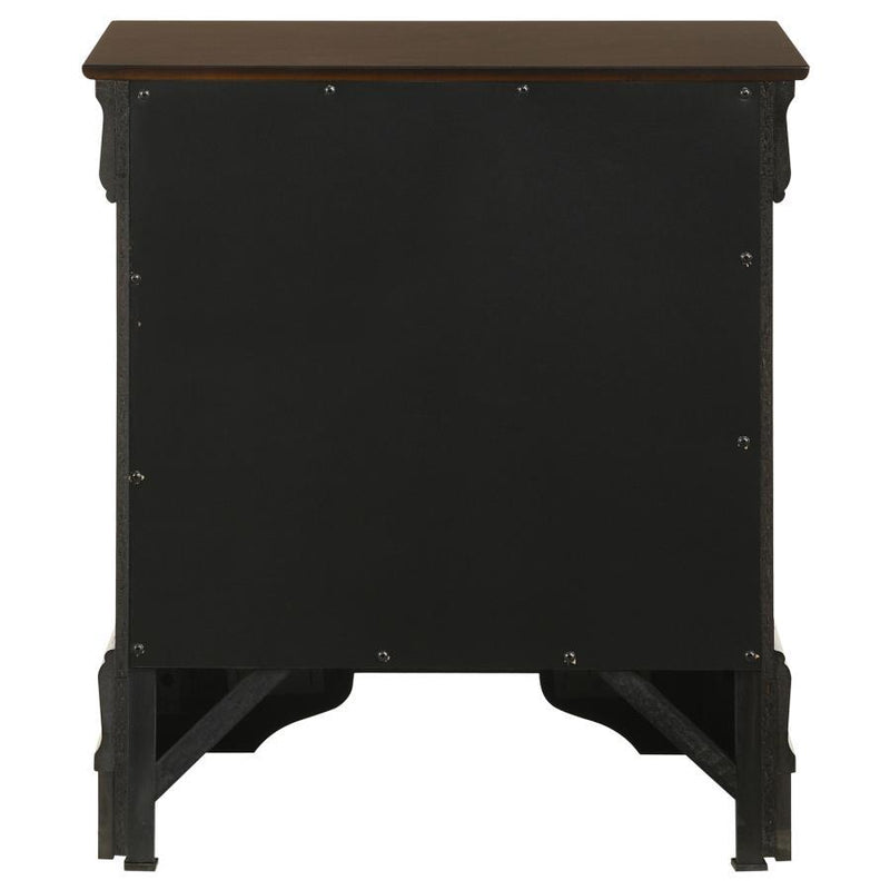 Louis Philippe - Two-drawer Nightstand