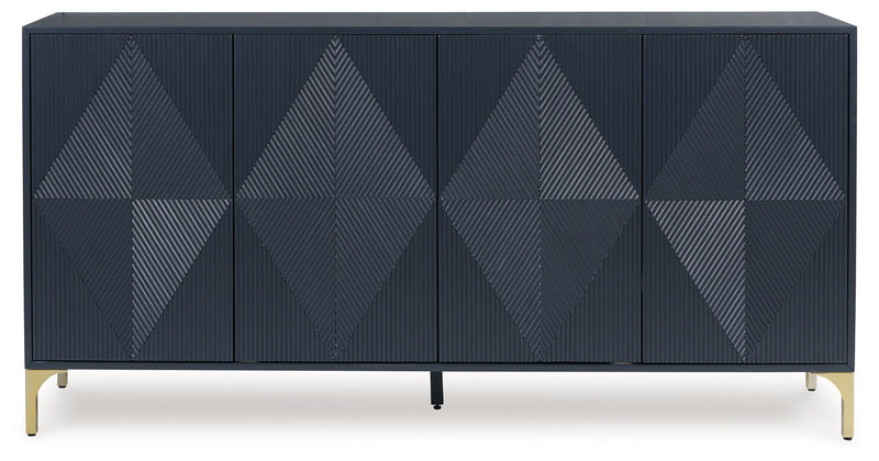 Loirwick - Accent Cabinet - Dark Blue