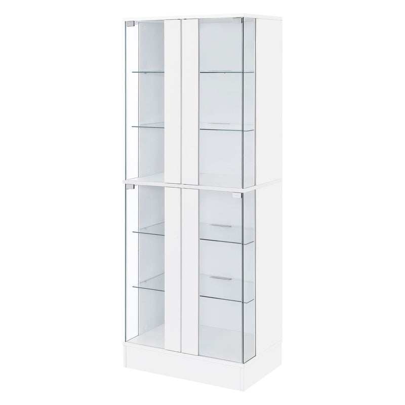 Gilbert - 4 Door LED Curio Display Cabinet