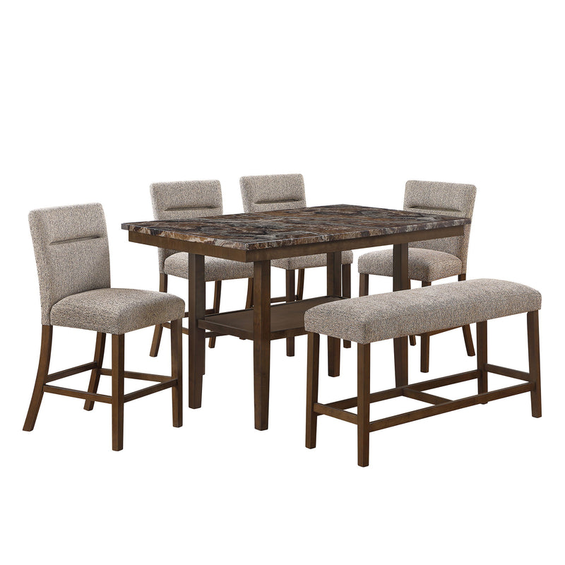 Marcello - Bar Bench - Brown