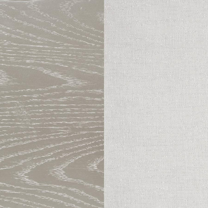 Evangeline - Curved Fabric Upholstered Bench - Silver Oak