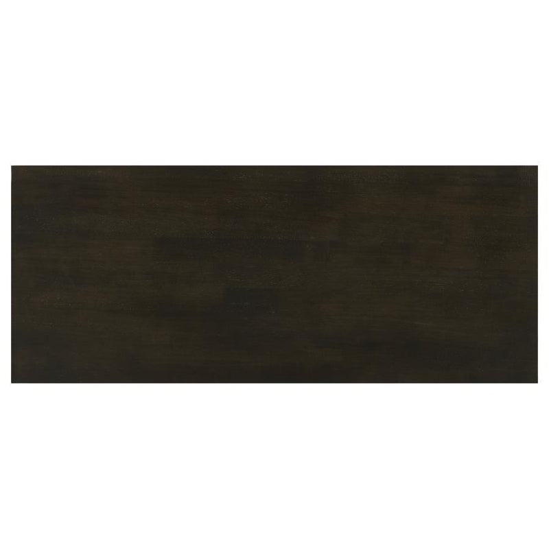 Rachelle - 2-Shelf Wood Entryway Console Table - Deep Merlot