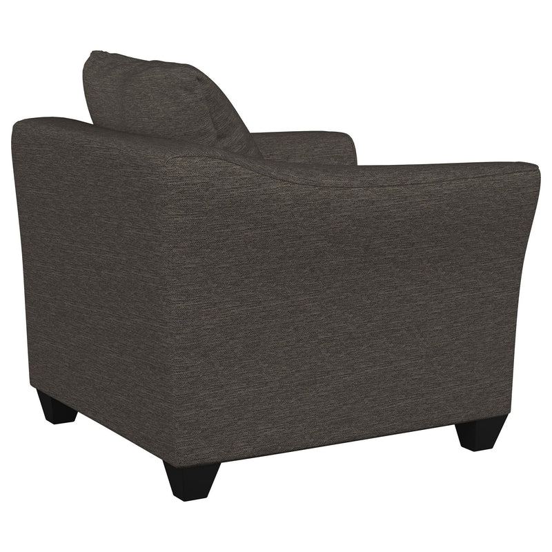 Salizar 3-piece Upholstered Flared Arm Sofa Set Grey