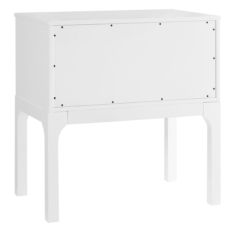 Alonso - 2 Drawer Nightstand - White