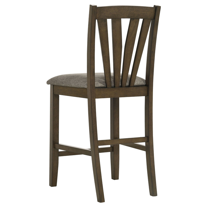 Maxine - Upholstered Counter Height Dining Side Chair (Set of 2) - Brown